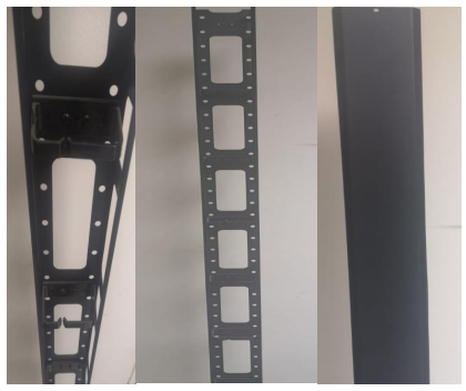 RackTech Vertical Cable Manager - Double Finger Duct with Cover & Toolless Mounting (Model: RT-VCM-42)