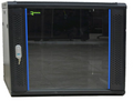 RackTech 9U 600x450 Wall Mount Server Rack Cabinet (Single Section) - Tempered Glass Door