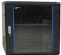 RackTech 9U 600x600 Wall Mount Server Rack Cabinet (RT-W9U-6060GS) - Tempered Glass Door