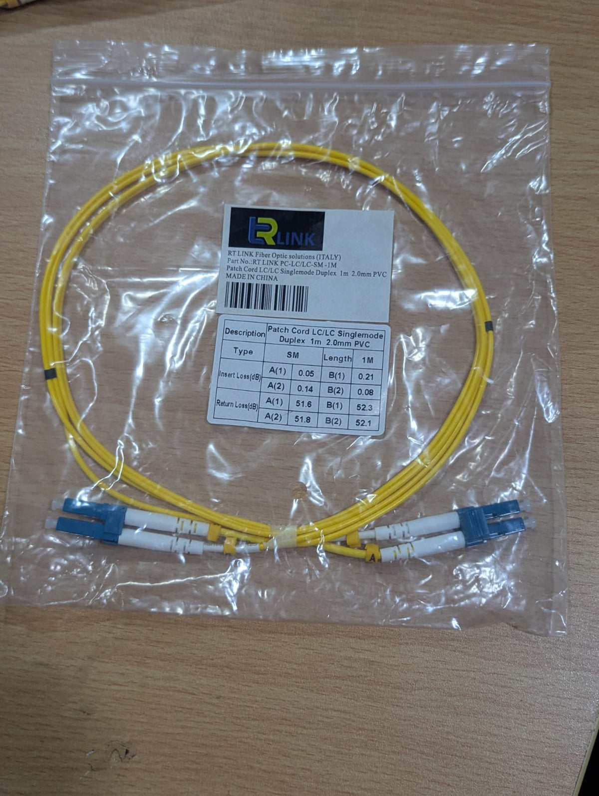 Pach cord Lc / Lc  1 m     SM