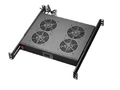 RackTech 1U Rack Mount Fan Tray with Temperature Control (RT-TC-1U-60) - 4-Fan Cooling Unit