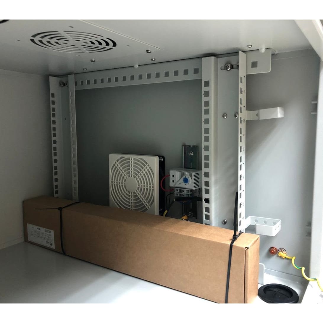 Rack RackTech 15U 600x600 Outdoor Wall Mount Server Rack Cabinet (RT-O15U-6060TH) - IP55 Weatherproof
