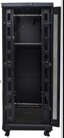 RackTech 42U 800x1000mm Floor Standing Server Rack Cabinet with Temperature Control | RT-S42U-80100VRVT